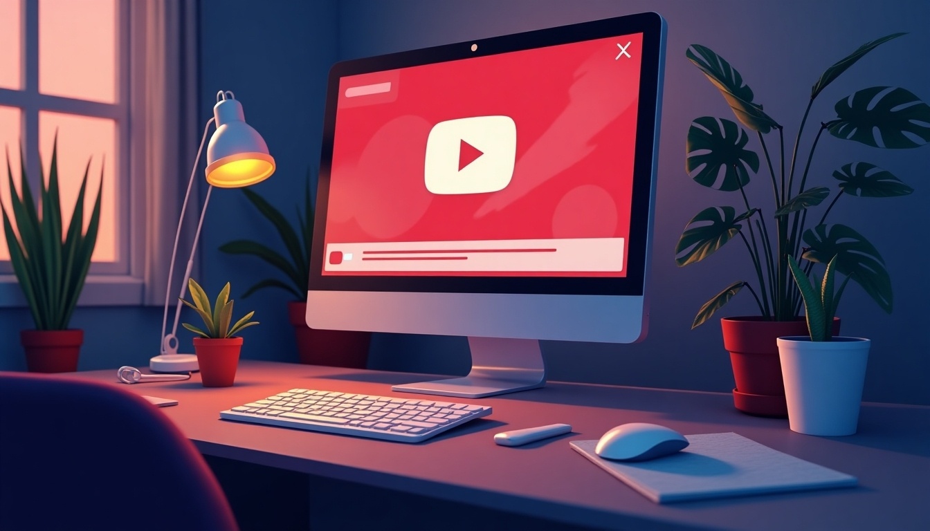 image of a YouTube content creator filming a video
