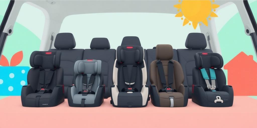 images of child car seats suitable for different age groups