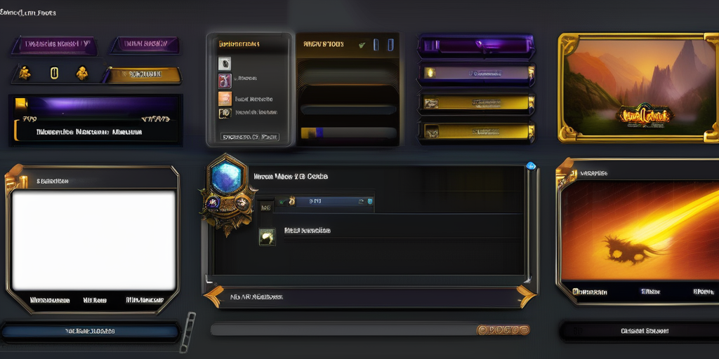 Customizing Single Dashboard Features for WoW Gaming