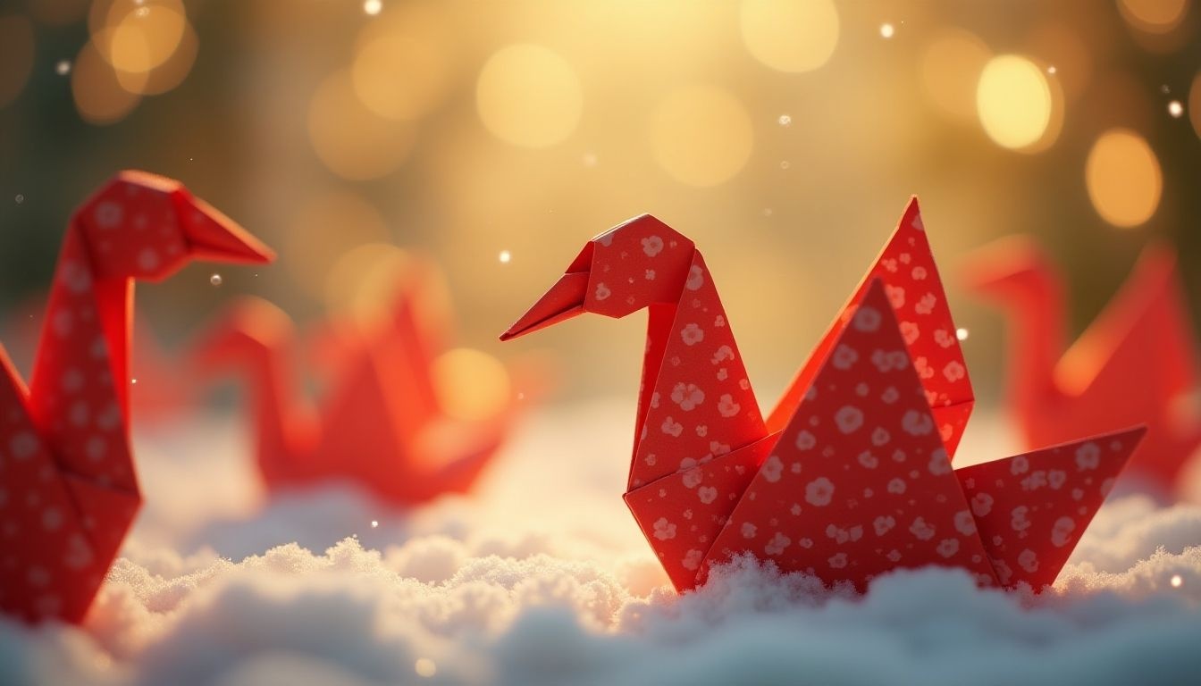 festive origami decorations for holidays