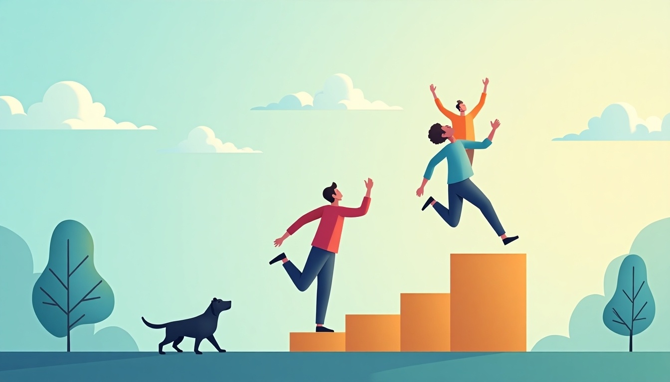 image of a dog being rewarded for good behavior