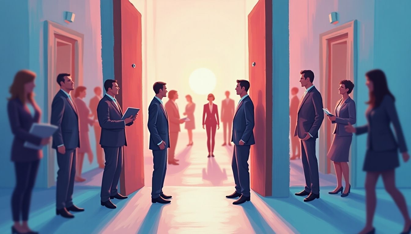 Illustration of strategies for dealing with gatekeepers