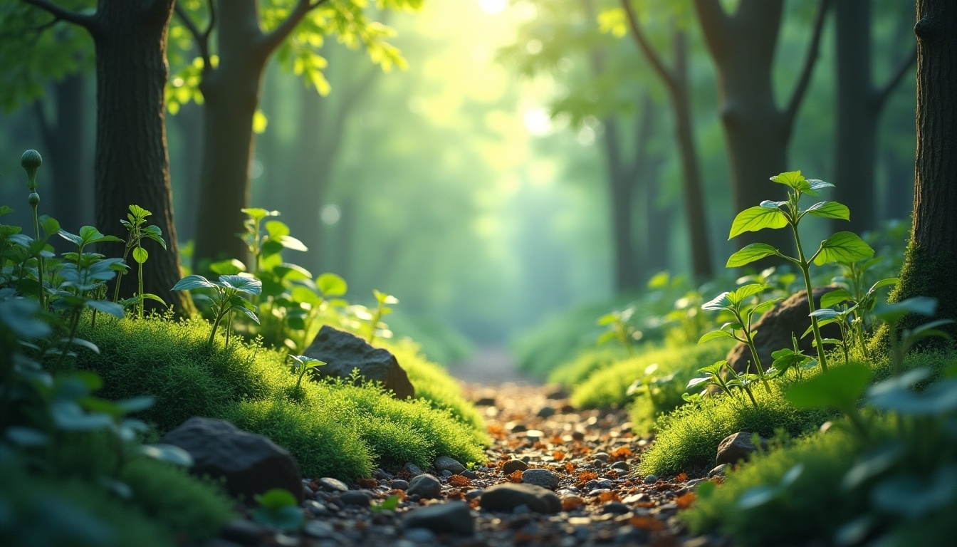 Different types of ecosystem resilience infographic