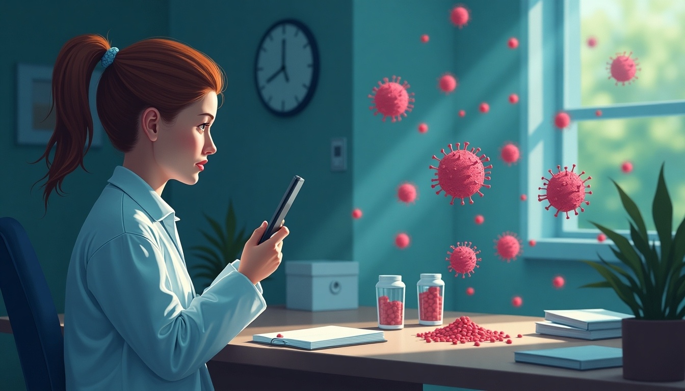 images related to major health crises of the 21st century like COVID-19