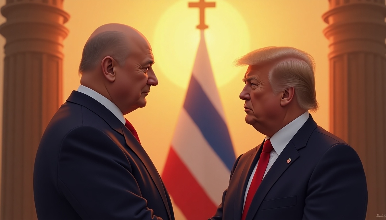 Zelensky and Trump peace talks image